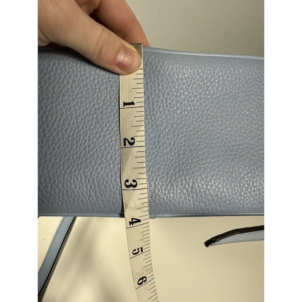 Michael Kors Kenly Medium Light Sky Leather Backpack Pebble‎